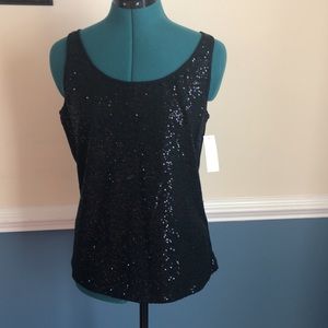 NWT NY&C sequined tank top